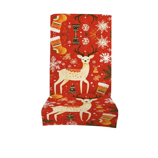 Stretch Chair Cover for Christmas Decorations: Removable and Washable Dining Chair Protector