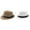 N-Brown 1PCS & White 1PCS, variant on (2-Pack) Kcodviy Hat Breathable Curlystraw Hat Translucent Reversible Cap Jazz Hat Top Hat Baseball Caps for Men Adjustable Sports Outdoor Men's Sun Baseball Womens Baseball Caps Ponytail Caps