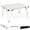Silver, variant on GVN Picnic Tables for Backyard,Folding Camping Table Picnic Table with Storage Bag and Waterproof Desktop-Brown