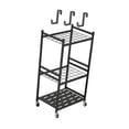 thumbnail image 4 of Organizador de herramientas de jardín, soporte para trapeadores, escobas, rastrillos y , colgador para patio exterior., 4 of 8