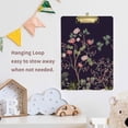 thumbnail image 7 of GZHJMY Wildflowers Clipboard A4 Standard Size Decorative Clipboard with Low Profile Metal Clip for Students Men Women Classroom and Office Whiteboard Clipboards, 7 of 7