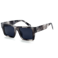 thumbnail image 3 of Sunglasses Square Hip Hop Style Fashion Gray Marble, 3 of 5
