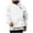 White, variant on QUINDOS Sweatshirts for Men American Flag Gradient Color Full Zip Hoodies for Men Sherpa Long Sleeve Casual Pullover Tops Kangaroo Pocket