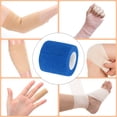 thumbnail image 5 of 12 Rolls Adhesive Elastic Tape Elastic Bandage,2" x 5 Yards Wrap Stretch Wrist Knee Tape,Blue, 5 of 6