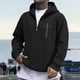 thumbnail image 4 of MHFRRA Sudadera con Capucha para Hombre, con Estampado Gráfico de Verso Retro, Media Cremallera, para Uso Informal Negro, 4 of 6