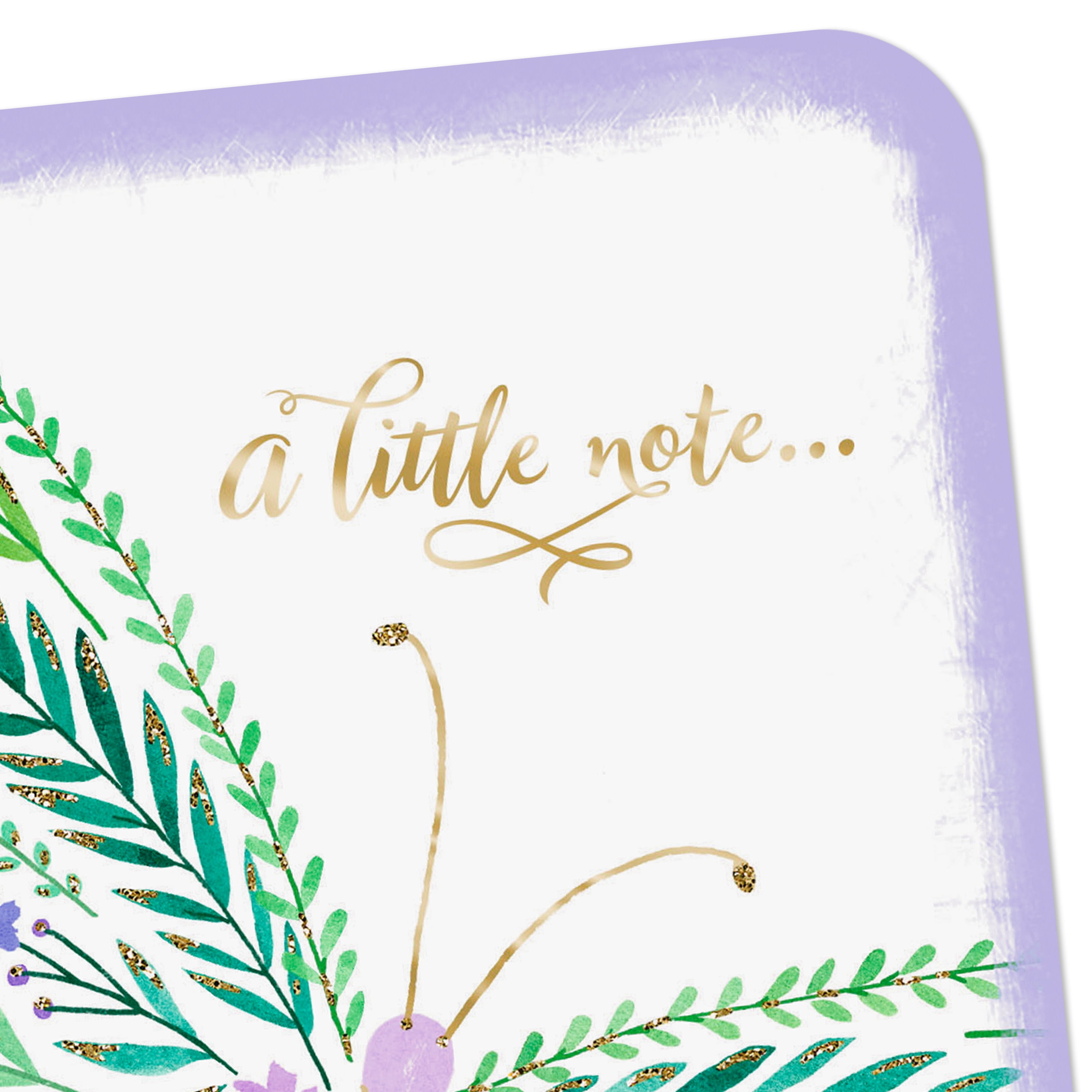 Hallmark Just Because Thinking of You Card (Floral Butterfly)