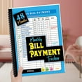 thumbnail image 6 of Monthly Bill Payment Checklist Bill Notebook The 4 Year For Families & 960 Billing Records Included, Blue, 6 of 9