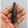 thumbnail image 3 of Nuummite Crystal Tower Obelisk Point (3" to 4" INCH), 3 of 5