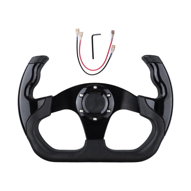Volante de coche genérico universal Colamx Volante para juegos antideslizante Auto Negro 33 cm x 33 cm x 6 cm