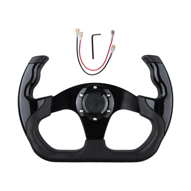 Volante de Coche DYNWAVEMX Genérico 13 pulgadas Aleación de aluminio Alto rendimiento Negro