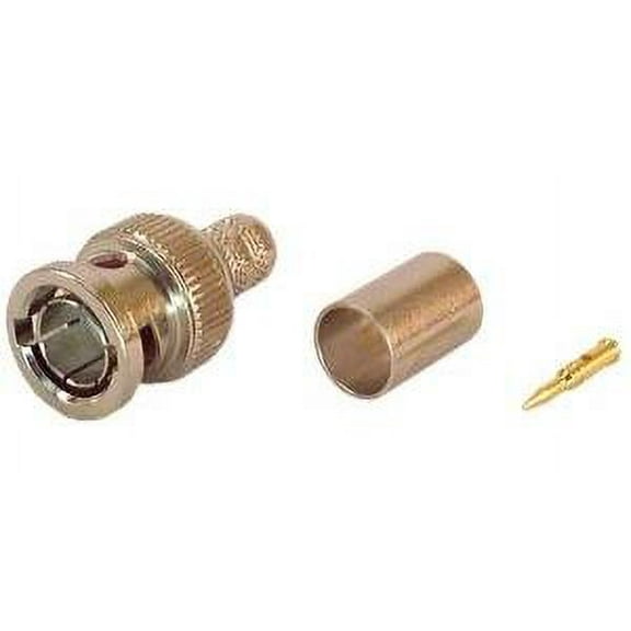 IEC BNC-RG6-75 BNC Male 75 Ohm Coax Connector for RG6
