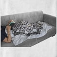 thumbnail image 6 of Mandala Soft Flannel Fleece Throw Blanket, Holiday Design for Christmas and New Year Round Snowflake Futuristic Background, Cozy Plush for Indoor and Outdoor Use, 50" x 70", Multicolor, by Ambesonne, 6 of 6