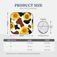 thumbnail image 6 of Uemuo Cow Print Sunflower Printed 2 PCS Car Windshield Sun Shade, Auto Sun Heat and UV Rays Blocker, Foldable Automotive Front Window Sunshade Protector, 6 of 7