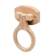 thumbnail image 4 of Traditional Solid Teak Heavy Duty Towel Ring, 4 of 4