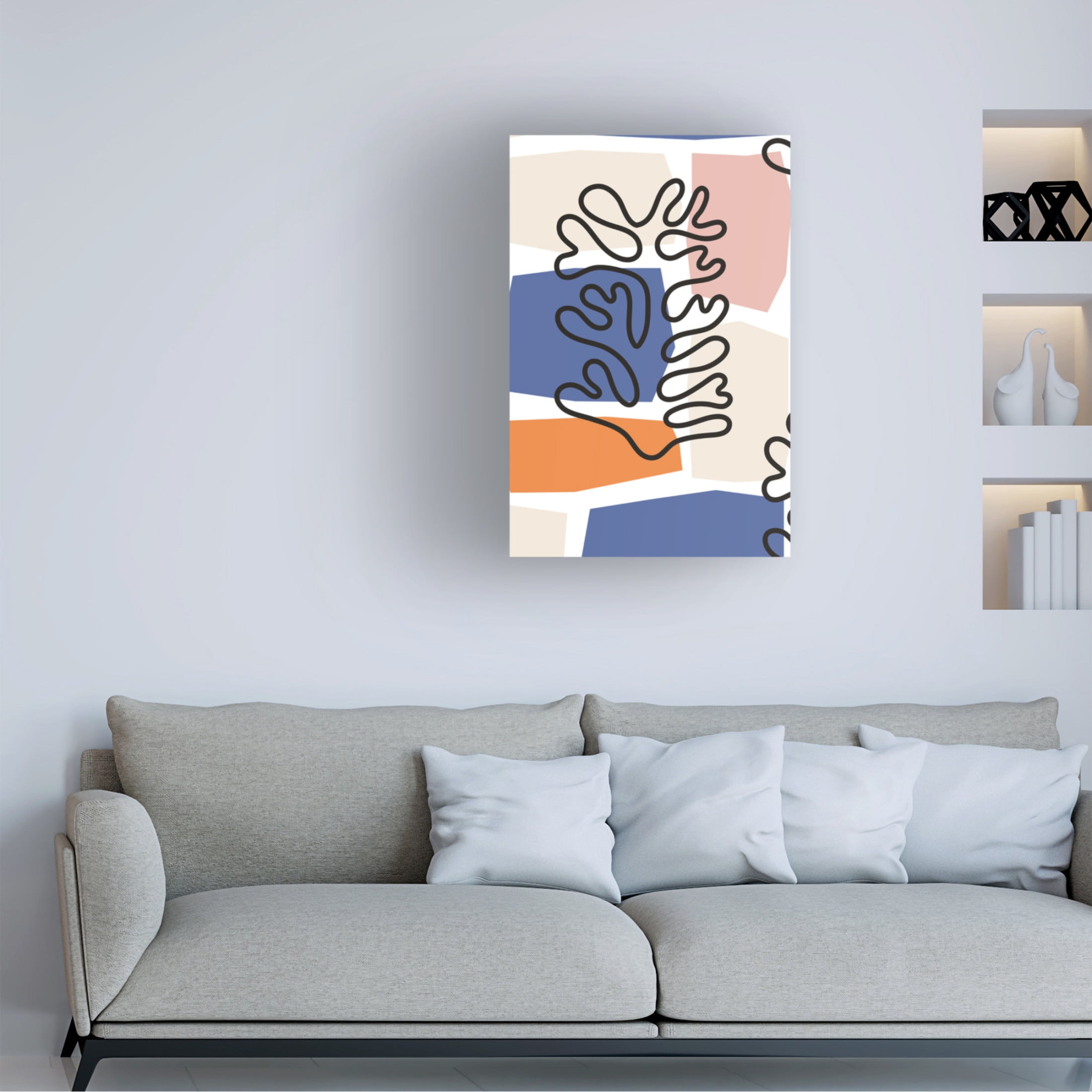 Trademark Fine Art jay stanley Henri Matisseas Fabulous Algae 2 Canvas Wall Art