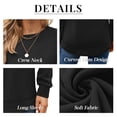 thumbnail image 6 of OutfitShow Sweatshirts for Women Casual Long Sleeve Crewneck Shirts Tunic Tops,Sizes S-3XL, 6 of 8
