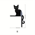 thumbnail image 2 of HELLOYOUNG Halloween Black Cat Decor, Acrylic Home Decor Sign for Halloween, Perfect for Bathroom Bedroom Living Room, Spooky Festive Decor with Easy To Clean Design, 2 of 6