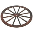 thumbnail image 7 of LOLIPPYY Wooden Wagon Wheel Decor Vintage Wood Wheel Hanging Decoration Wagon Wheel Wall Art, 7 of 7