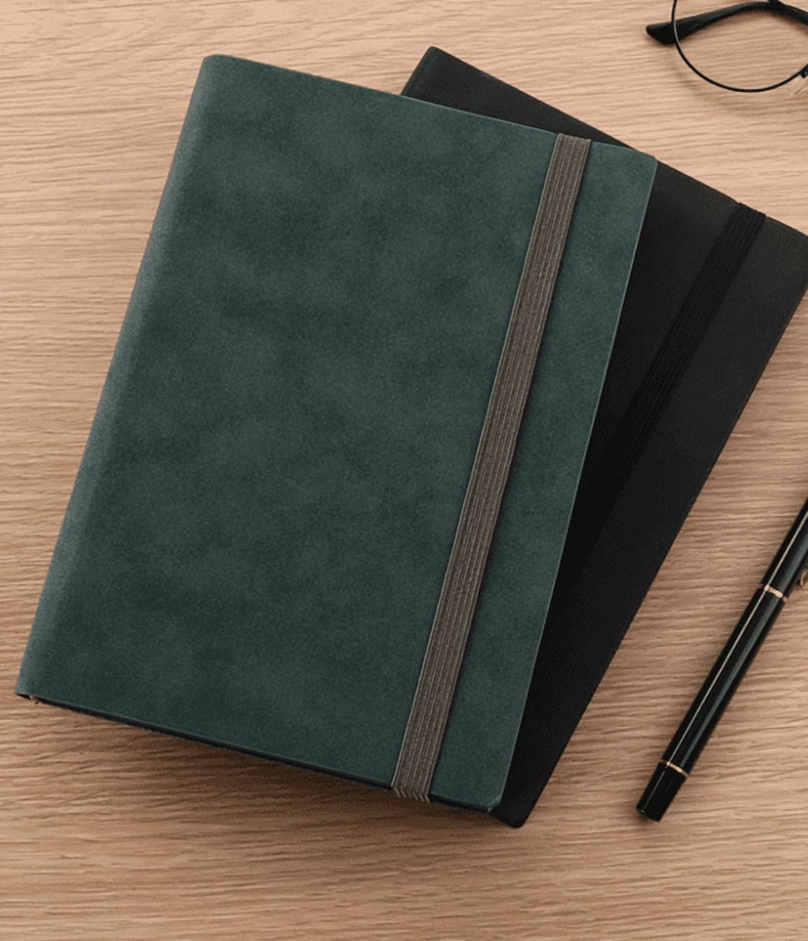 A5 Leather-Look Notebook – Vintage Style Journal for Notes, Sketches & Writing