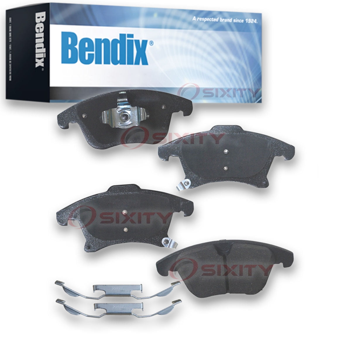Bendix Brakes Disc Brake Pad Set Fits select: 2013-2014,2016 FORD FUSION