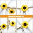 thumbnail image 3 of AURARMLET 4Ud Servilletas Amarillo Girasol Para De Formal, 3 of 8
