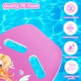 thumbnail image 3 of Swim Kickboard MoKo con dibujos animados de sirenas para niños, color rosa, 3 of 7