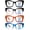 4 Mix, variant on Multifocus Progressive Reading Glasses for Women - Bifocal Computer/Book Readers Blue Light Blocking With Spring Hinge