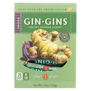 Gin Gins, Original Chewy Ginger Candy, 4.5 Oz