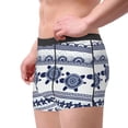thumbnail image 4 of Balery Sea Underwater Turtles Men's Boxer Briefs, Soft and Breathable Cotton Underwear with nylon Waistband-Large, 4 of 9