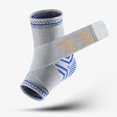thumbnail image 3 of 1Pc Ankle Brace Comfortable Elastic Stress Relief Nylon Compression Ankle Sleeve Support for Sporting-Grey,M, 3 of 8