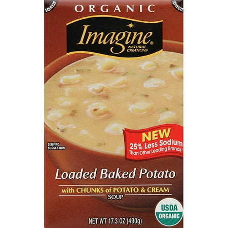 Imagine Organic Loaded Baked Potato Soup, 17.3 oz, (Pack of 12)