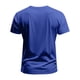 thumbnail image 5 of pstuiky Camisa de manga corta para hombre, Camiseta de manga corta con cuello en V y ventilación de color liso para hombre camisetas de hombre xl, 5 of 9