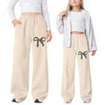thumbnail image 4 of Girls Pants Kids Casual Trousers Printed Athletic Pants Soft Joggers with Elastic Waistband for Play and School Comfort, 4 of 4
