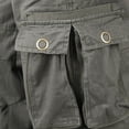 thumbnail image 5 of Blmnix Low Rise Pants for Men Pleated Baggy Carpenter Pants Cargo Work Pants Pants Straight-Leg Green Long Summer Pants for Men,M, 5 of 9