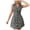 Black, variant on Women's Lapel Collar Button Front Sleeveless Pocket Back Tie Gingham Casual Mini Dresses for Women Daily Retro Chic Figure-Flattering All-Day Stylish Comfort Wear