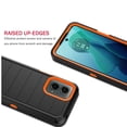 thumbnail image 5 of For Motorola Moto G 5G 2024 6.6" Case,Heavy Duty Rugged Defender Case with [Belt Clip Holster] [Built in Screen Protecotr], Shockproof Full Body Protection Kickstand Cover, Orange, 5 of 9