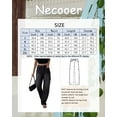 thumbnail image 3 of Necooer Oversize Womens Denim Jeans Classic Straight Washed Wide Leg Denim Pants Boyfriend Stretch Jeans Trendy, 3 of 7