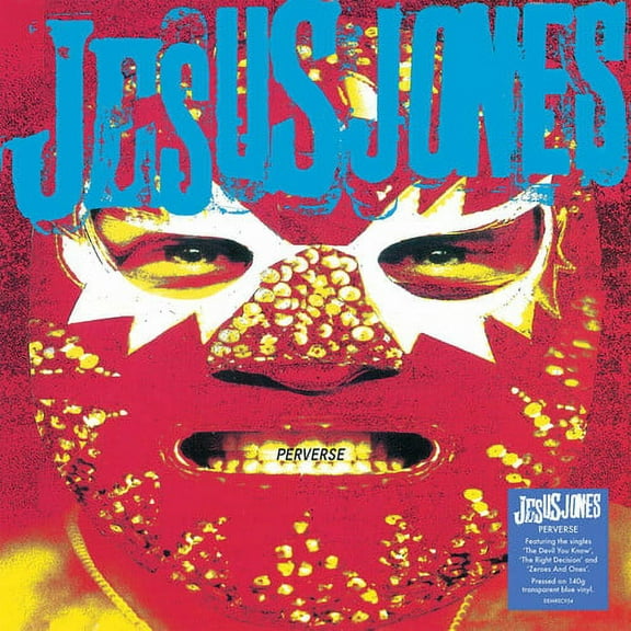Jesus Jones - Perverse - 140-Gram Translucent Blue Colored Vinyl - Music & Performance
