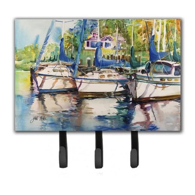 Carolines Treasures JMK1071TH68 Safe Harbour Sailboats Leash & Key Holder