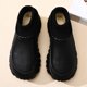 thumbnail image 5 of Zapatos Casa Invierno Mujer Hombre Piel Sintética Forrado Cálido Cómodo para Exteriores, 5 of 8
