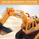 thumbnail image 4 of Fiudx Ofertas Flash Del Día Vehículo De Ingeniería De Otoño, Excavadora Inercial Para Niño, Juego De Excavadora, Juguete Para Niño, 4 of 7