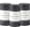 Black, variant on 3x3 Inch Dark Green Pillar Candles Set of 3 - Hand-Poured Unscented Candles, Long Clean Burning, Dusty Sage Candle, Smokeless Dripless Candle for Dinner Table, Wedding, Home, Rustic Decor
