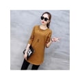 thumbnail image 2 of Lavaport Womens Plus Long Sleeve Mid Length Shirt Tops Tees Blouse, 2 of 2