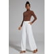 thumbnail image 2 of Pantalones FUNYYZO para mujer, cintura alta, pierna ancha, trabajo de negocios, 2 of 8