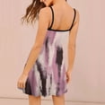 thumbnail image 2 of Abstract Pink Brushstroke Art Painting Summer Dresses For Women A-line Dress Sleeveless Dress, 2 of 6