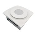 thumbnail image 1 of 120 CFM Quiet Bathroom Fan with LED Light - White, 1 of 1