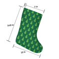 thumbnail image 5 of 3 Pcs Christmas Stockings,Green Christmas Tree Pattern Stockings Christmas,14.8'' Xmas Stockings,Christmas Party Favors,Christmas Party Decorations,Christmas Stockings Personalized, 5 of 5