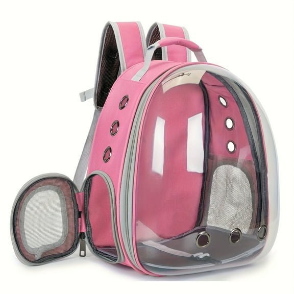 1pc Pet Bubble Cat Carrier (Capsule-Style Transport Box) | Waterproof & Breathable Airline-Certified Travel/Hiking/Outdoor Use