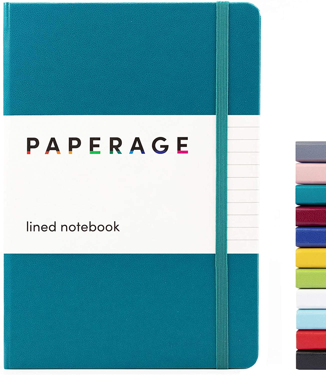PAPERAGE Lined Spiral Journal Notebook, Double-Wire Spiral Journal & Notebook Medium 5.7 inches x 8 inches Hardcover 100 GSM Thick Paper SkyBlue 160 Pages 