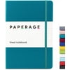 Paperage Lined Journal Notebook, Hard Cover, Medium 5.7" x 8" (Turquoise, Ruled)